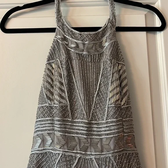 Parker halter embellished backless dress - Picture 2 of 7